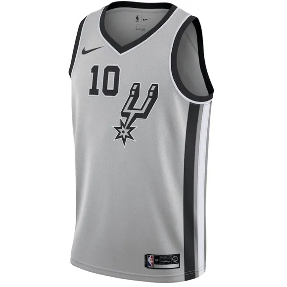 DeRozan 10 Basketball Jersey Nike Sleeveless Tank Shirt Gray Black Mens XL