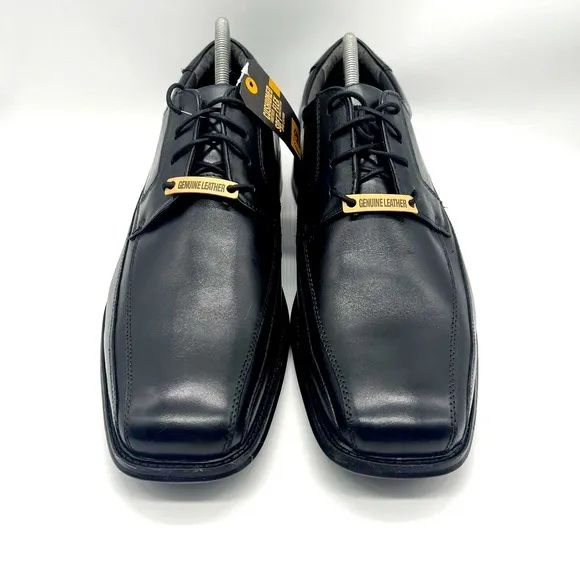 Dockers Shoes Men Size 13W Black Oxford Lace-Up Oxford Leather 90-27244