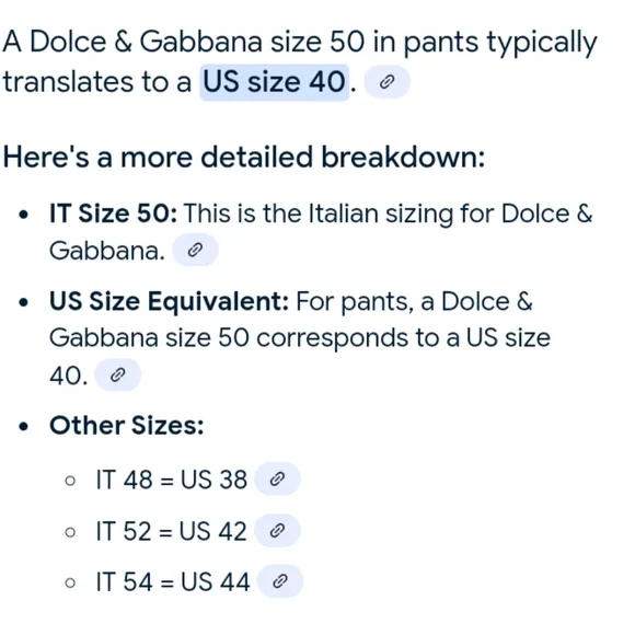 Dolce&amp;Gabbana Beige Linen Cargo Pants Size Mens US 40 IT Size 50 See Size Chart