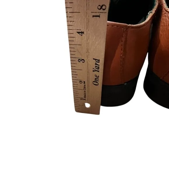 Double H Eque Flex Chestnut Kiltie Equestrian Leather Oxford Shoes Size 9