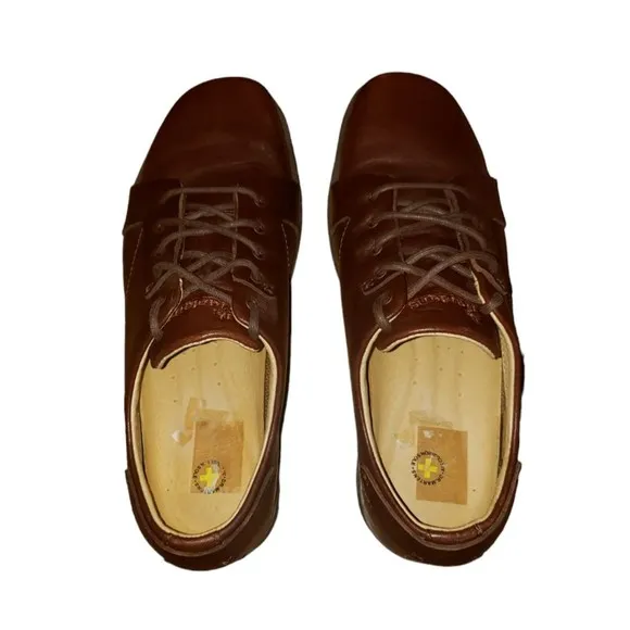 Dr. Martens 11566 Air Cushion Oxford Casual Dress Shoes Brown Leather Men's SZ 8