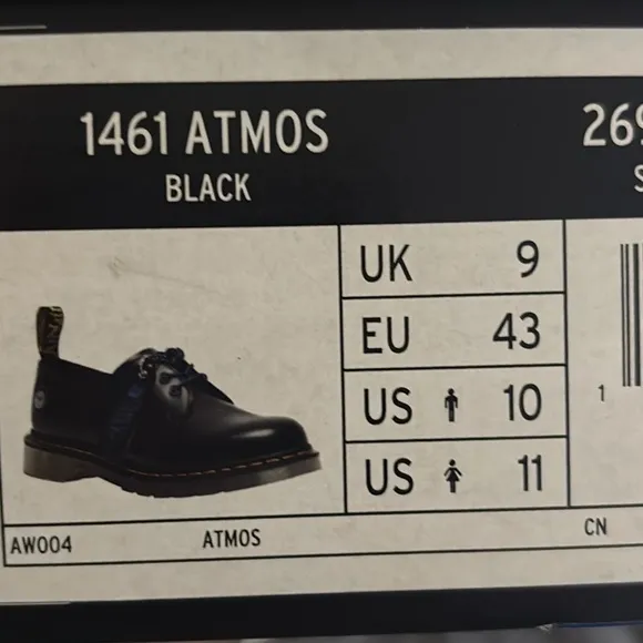 Dr. Martens 1461 Atmos Leather Oxford Shoes
