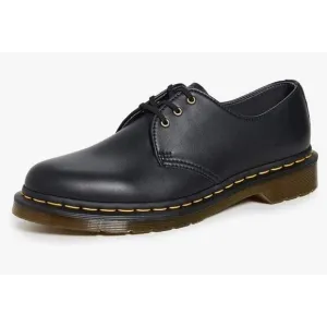 DR. MARTENS AirWair Unisex Vegan Black Oxford Shoes Air Cushion Men 7 Women 8