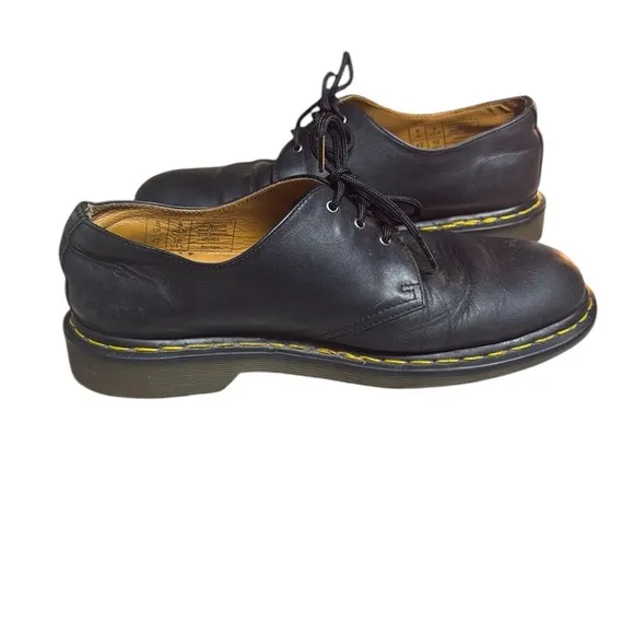 Dr. Martens UNISEX SMOOTH LEATHER OXFORD AW004 M:9 W:10 Extra Loved!!