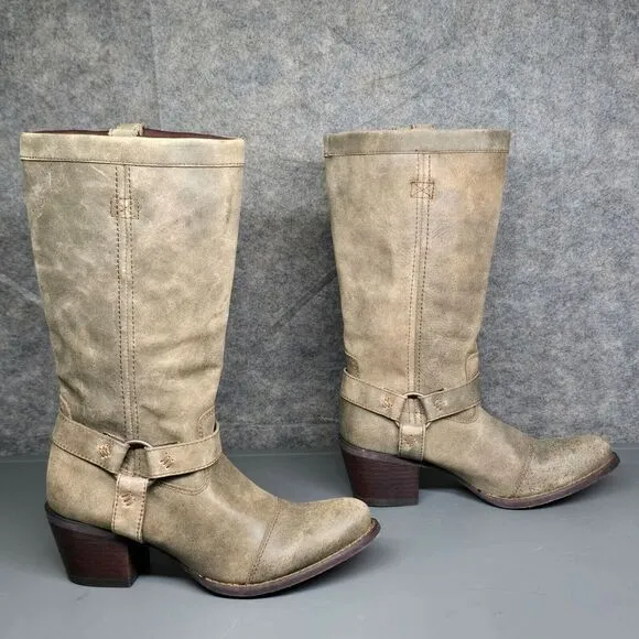 Durango 13&quot; Philly Harness Womens Size 8.5M Boots DK Grey Classic Outdoor RD4517