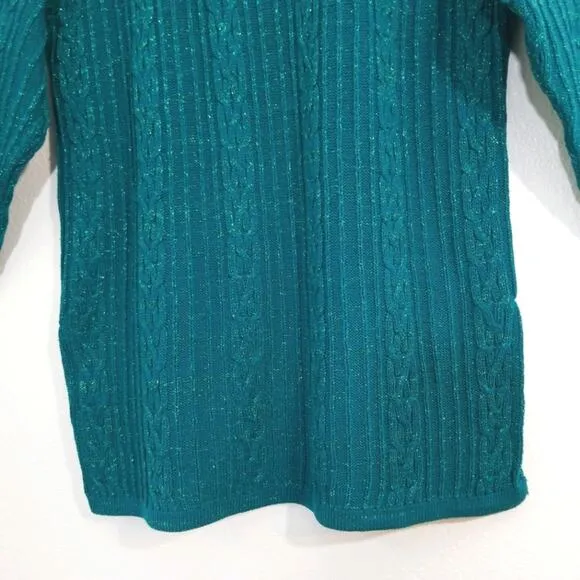 DVF Diane Von Furstenberg vintage emerald sweater