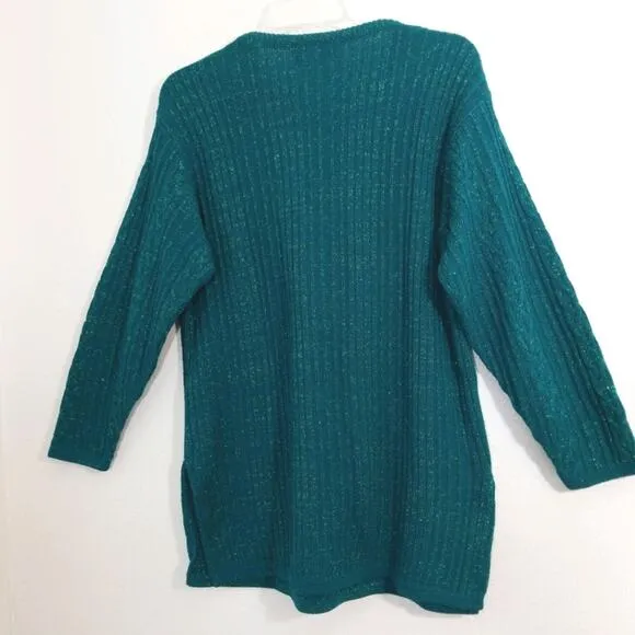 DVF Diane Von Furstenberg vintage emerald sweater