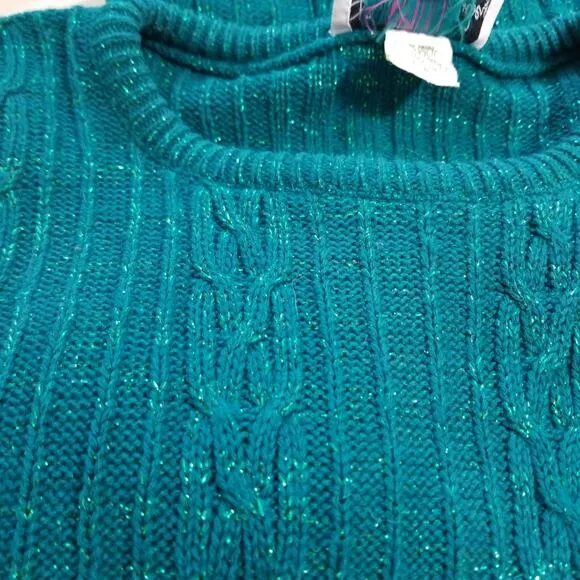 DVF Diane Von Furstenberg vintage emerald sweater