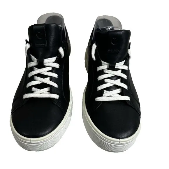 Ecco Danish Design Men's Shoes Black Leather Casual Lace‎ Up Sneakers Size 39