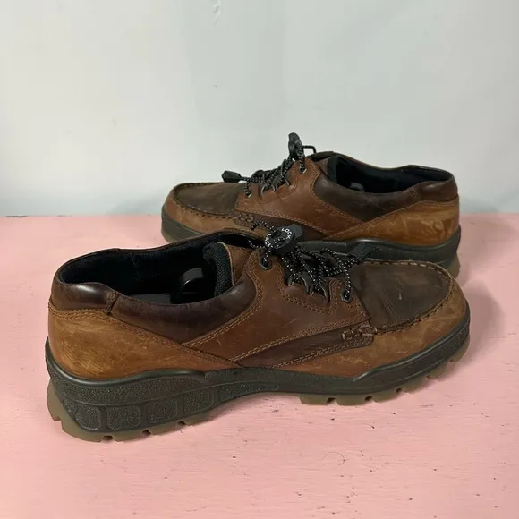Ecco Track 25 Gore-Tex Mens 44 (10-10.5US) Shoes Brown Leather Waterproof Hiking