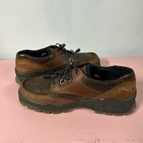 Ecco Track 25 Gore-Tex Mens 44 (10-10.5US) Shoes Brown Leather Waterproof Hiking