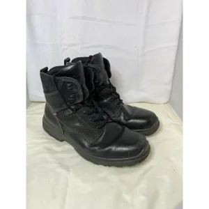 Ecco Tredtray High Cut Boots Cow Leather Combat Boots Black Men’s Size 44