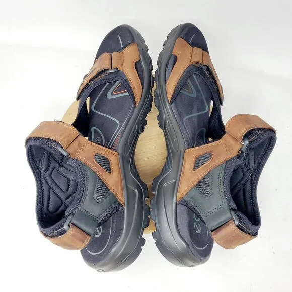 Ecco Yucatan Sandals Mens 46 Sport Straps Shoes Walking Hiking Casual Outdoor