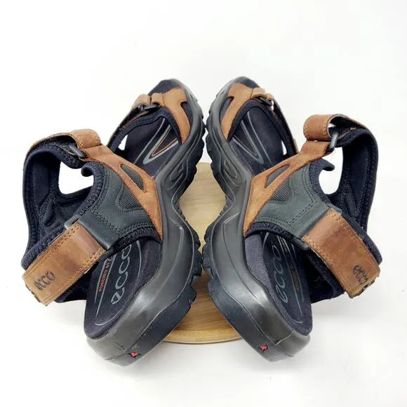 Ecco Yucatan Sandals Mens 46 Sport Straps Shoes Walking Hiking Casual Outdoor