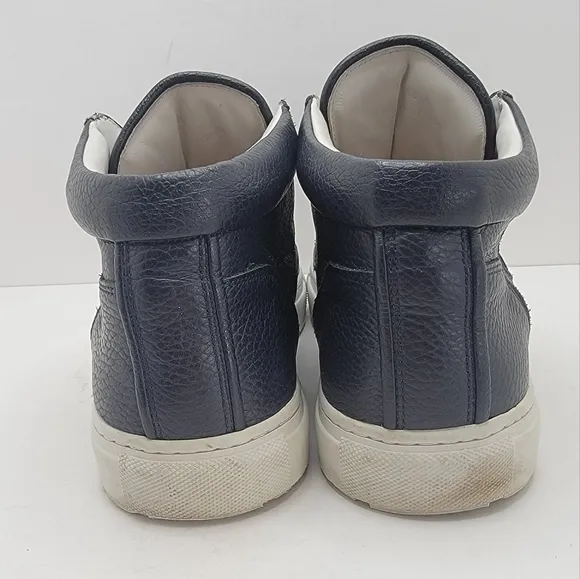 ETQ Amsterdam | Mid Top 1 navy blue leather  sneakers | MENS 11.5