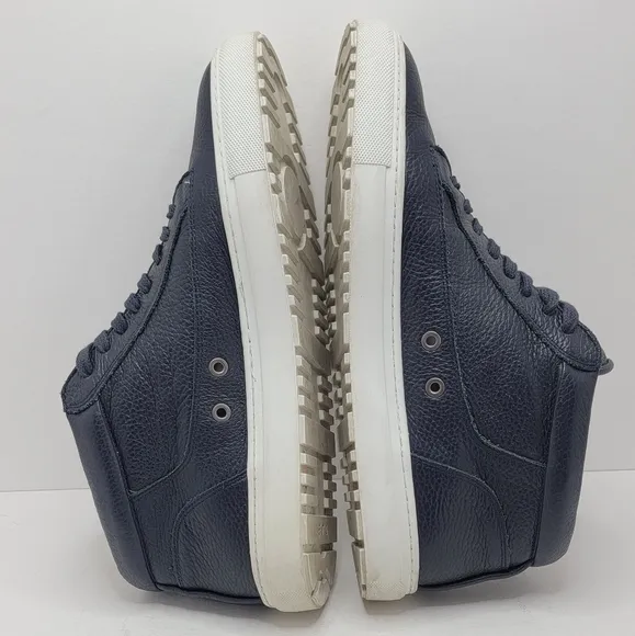 ETQ Amsterdam | Mid Top 1 navy blue leather  sneakers | MENS 11.5