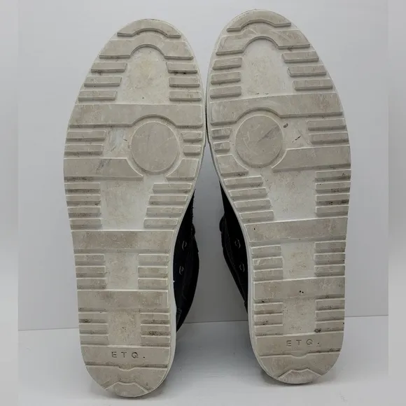 ETQ Amsterdam | Mid Top 1 navy blue leather  sneakers | MENS 11.5