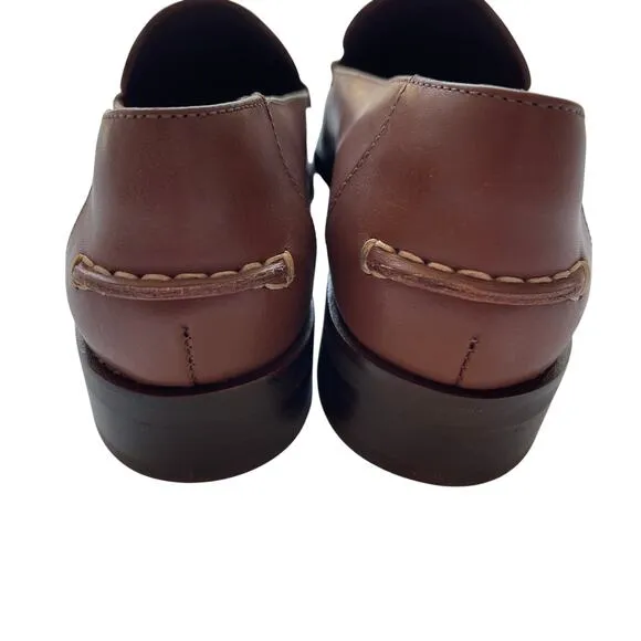 Everlane The Modern Loafer in Leather Rum Brown Women's Size 7 New without Box!