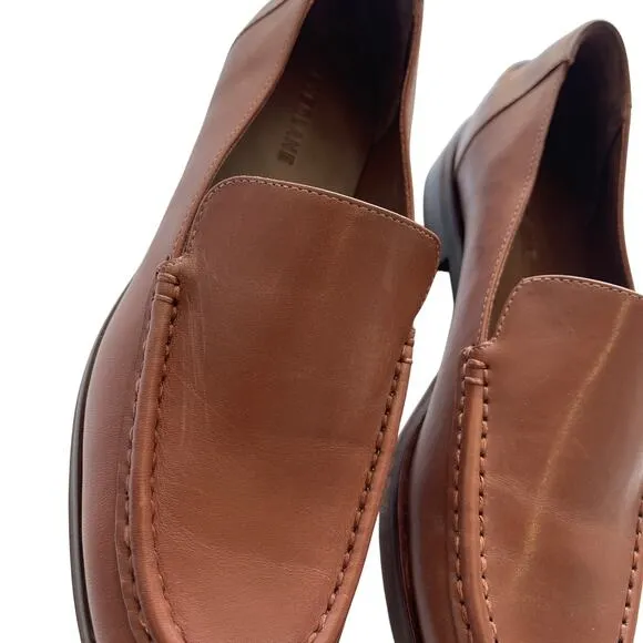 Everlane The Modern Loafer in Leather Rum Brown Women's Size 7 New without Box!