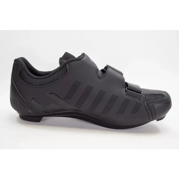 Fenlern Mens Size EU 42 US 8.5 Black Tripple Strap Mountain Cycling Bike Shoes
