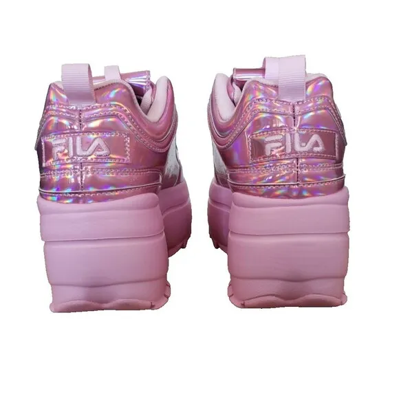 FILA Disruptor II Wedge Festival Pink 2024SS Women's Shoes Sneakers oki③ Size 7