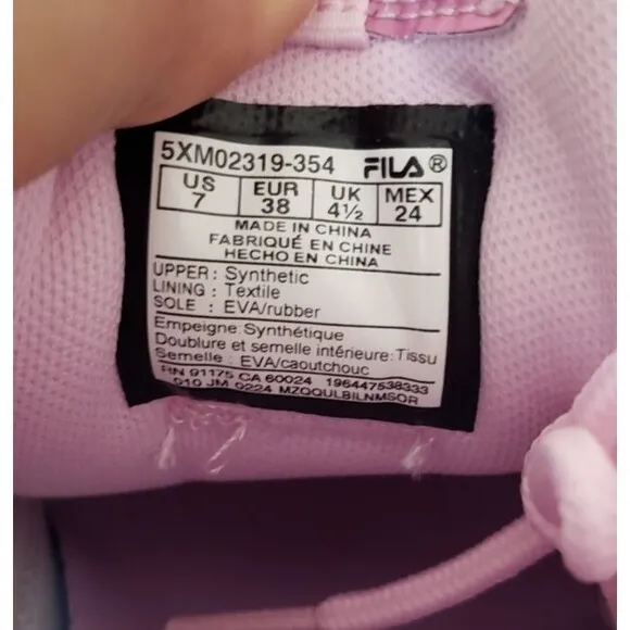FILA Disruptor II Wedge Festival Pink 2024SS Women's Shoes Sneakers oki③ Size 7