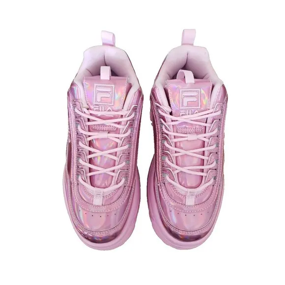 FILA Disruptor II Wedge Festival Pink 2024SS Women's Shoes Sneakers oki③ Size 7