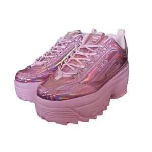 FILA Disruptor II Wedge Festival Pink 2024SS Women's Shoes Sneakers oki③ Size 7