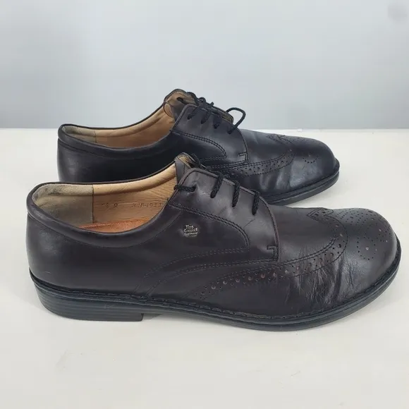 Finn Comfort Shoes Men 9 EE Germany Budapest Wingtip Comfortable Leather