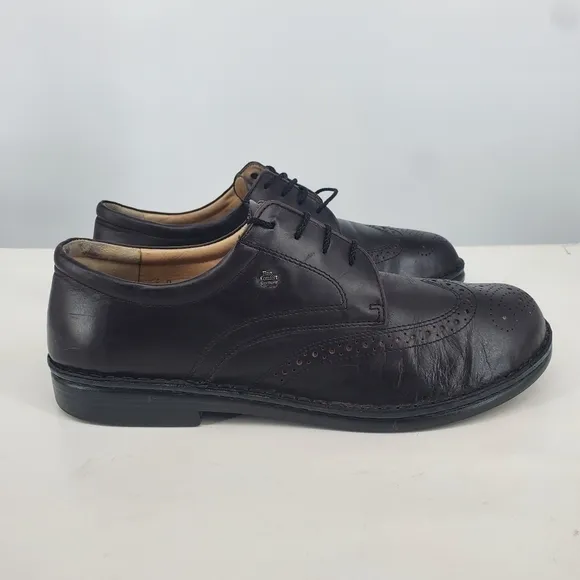 Finn Comfort Shoes Men 9 EE Germany Budapest Wingtip Comfortable Leather