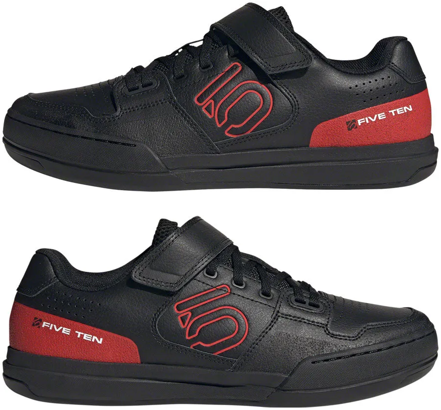 Five Ten Hellcat Mountain Clipless Shoes - Men's, Core Black/Red/FTWR White, 11.5