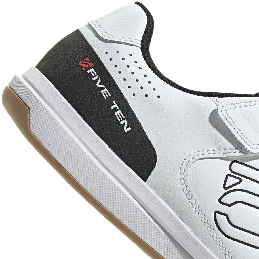 Five Ten Hellcat Mountain Clipless Shoes - Mens FTWR White/Core Black/Red 4