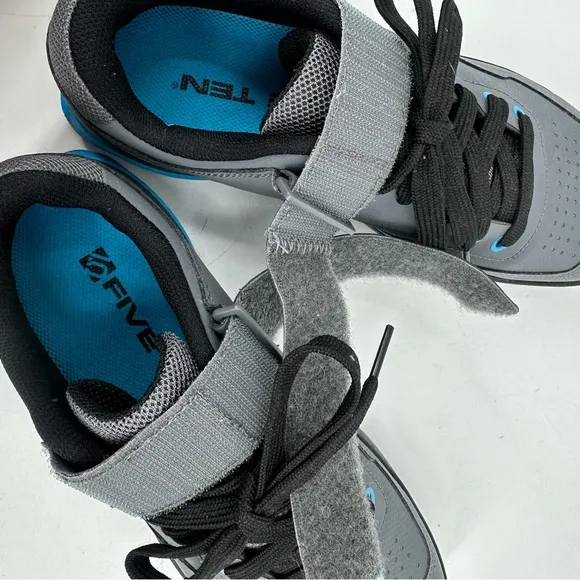 FIVE TEN KESTRAL Mountain Bike Shoes Womens 9.5 Clipless Gray Blue Cycling