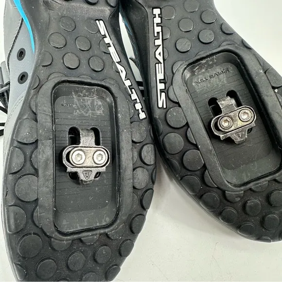 FIVE TEN KESTRAL Mountain Bike Shoes Womens 9.5 Clipless Gray Blue Cycling