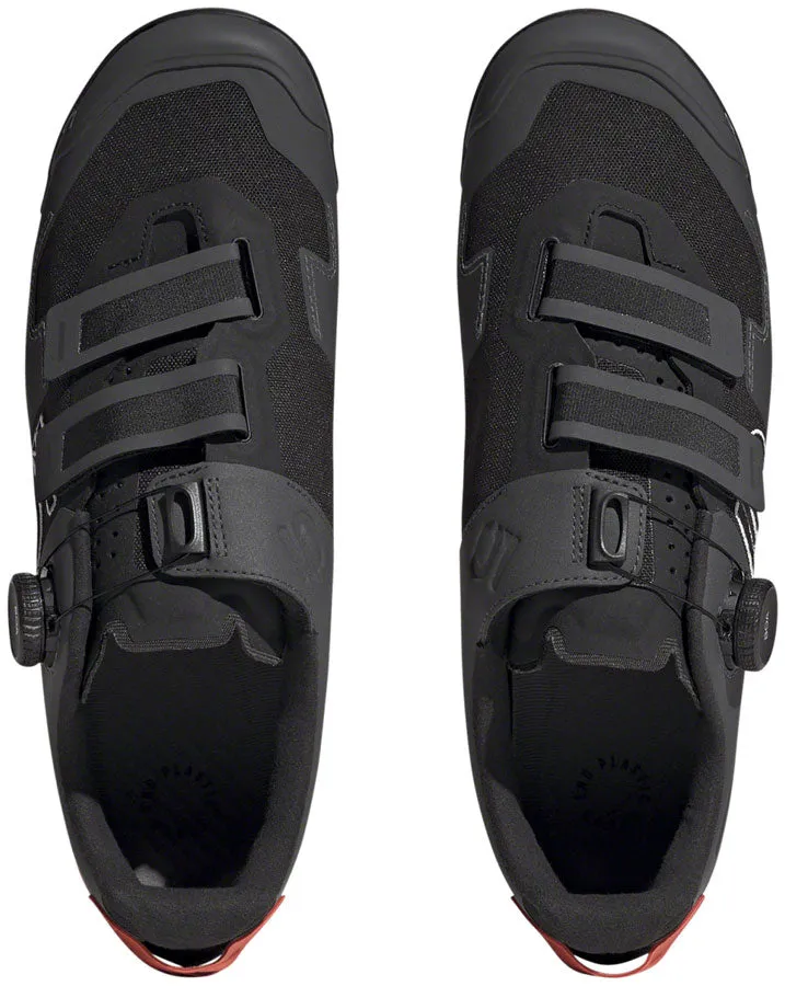 Five Ten Kestrel BOA Mountain Clipless Shoes - Mens Core BLK/Ftwr White/Impact Orange 8.5