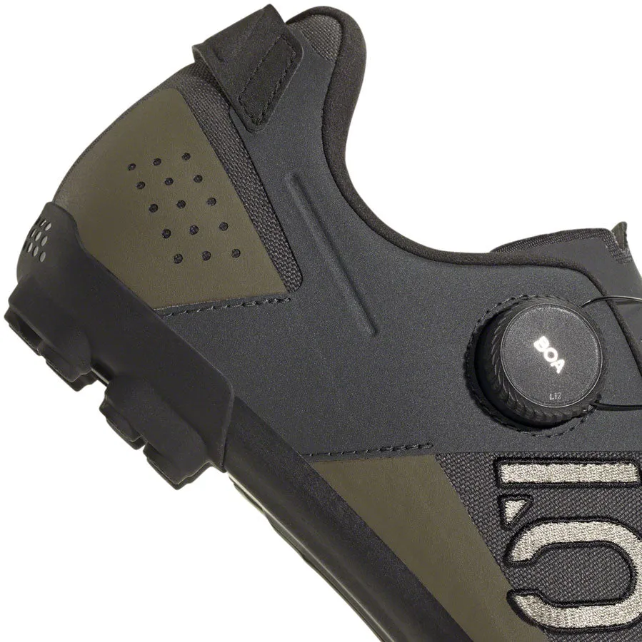 Five Ten Kestrel BOA Mountain Clipless Shoes - Men's, Gray Six/Silver Pebble/Olive Strata, 11