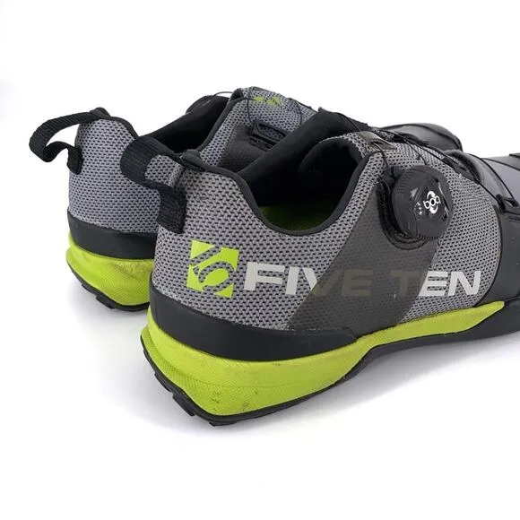 FIVE TEN Kestrel Pro Boa Clipless Mountain Bike Shoe Black Grey Green 8W
