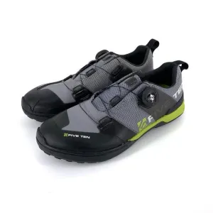 FIVE TEN Kestrel Pro Boa Clipless Mountain Bike Shoe Black Grey Green 8W