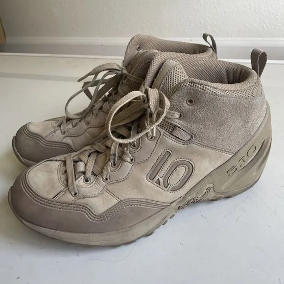 FIVE TEN Pursuit GTX Size 13 Men’s Hi Top Mid Pro Mountain Bike Shoes Desert Tan