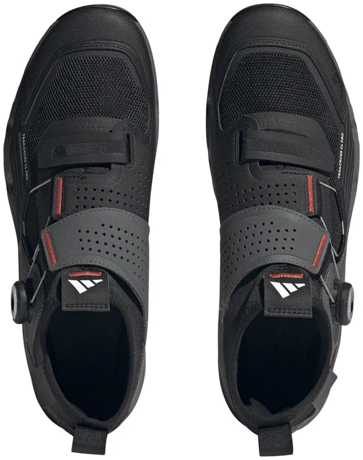 Five Ten Trailcross Pro Mountain Clipless Shoes - Mens Gray Five/Core BLK/Red 9