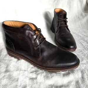 Florsheim Fenway Plain Toe Brown Chukka Boots 11929 Casual Dressy Shoes Sz 11