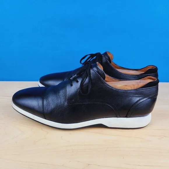 Florsheim Transit Mens‎ Size 12 M Black Cap Toe Oxford Casual Shoes 15189-111