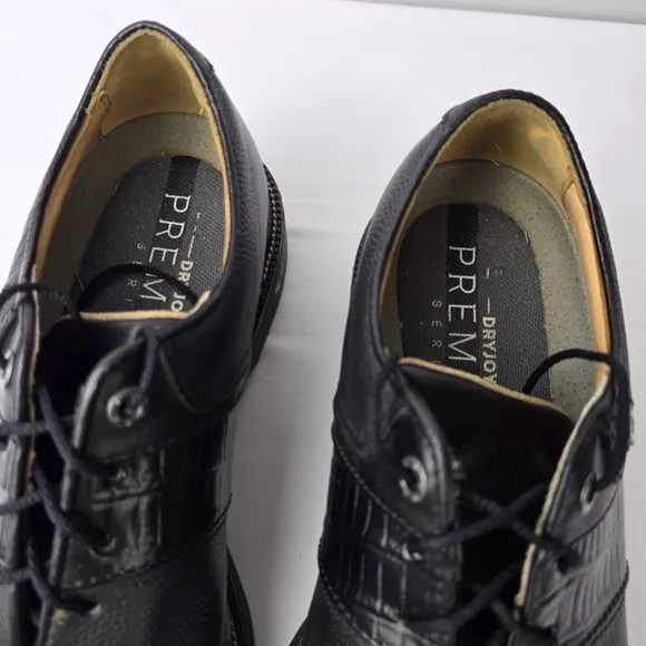 FootJoy - Men's Size 9N Premiere Series Packard Leather Golf Shoes- Black 53924