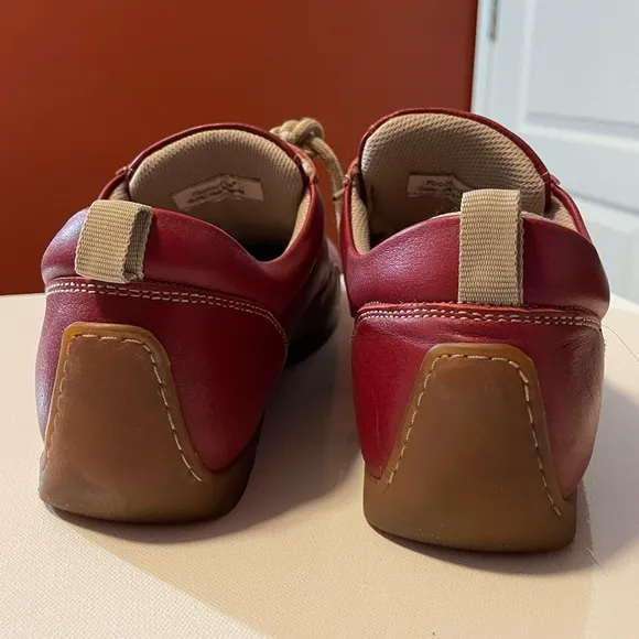 Footprints by Birkenstock Men’s Brick Red Lace Up Comfortable Shoes