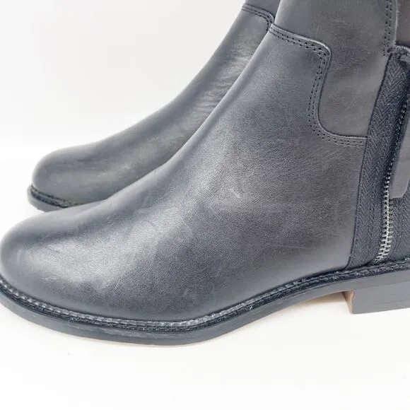 Franco Sarto Women's Halford Ankle Bootie Black Size 9 M