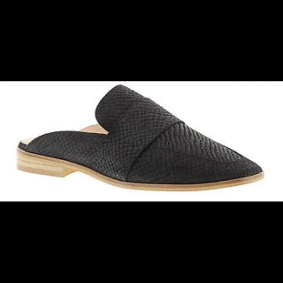 Free People At Ease Leather Loafer Mule Slide