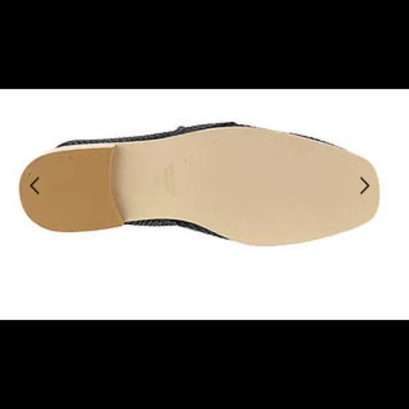 Free People At Ease Leather Loafer Mule Slide