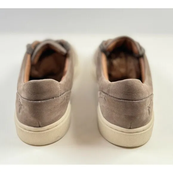 Frye Ivy Womens Shoes Brown Leather Low Top Lace Up Casual Sneakers Size 5.5 M