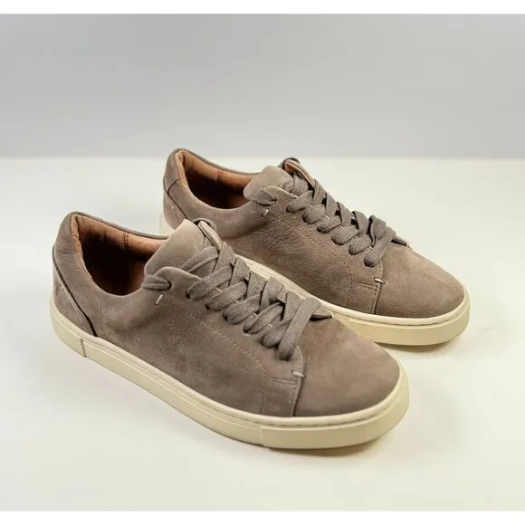 Frye Ivy Womens Shoes Brown Leather Low Top Lace Up Casual Sneakers Size 5.5 M