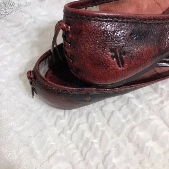 Frye Regina Leather Ballet Shoes Size 7M